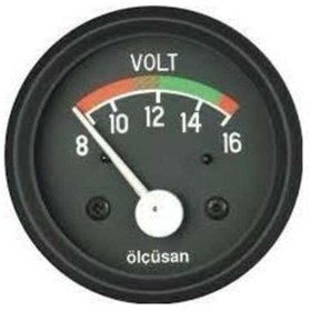Resim ÖLÇÜSAN 8V-16V VOLTMETRE 52 MM 