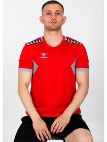 Resim Hummel Otantik Antrenman Tişört Kırmızı 