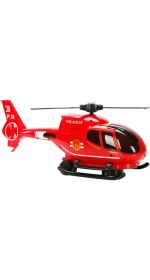 Resim Oyunca Sesli ve Işıklı Projeksiyonlu Itfaiye Helikopteri 30 cm 