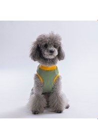 Resim Green-yeşil Just Smile Tişört Kedi Köpek Tişörtü-kedi Köpek Kıyafeti 