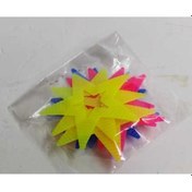 Resim Bisiklet Süsü Plastik Yıldız Büyük 10 Adet Çok Renkli 