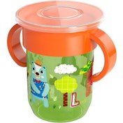 Resim Yystore By4544 Bebek Alıştırma Bardağı 260 ML Turuncu - Yeşil 