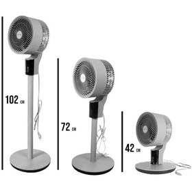 Resim Baleno 20CM 40W Uzaktan Kumandalı 3 Kademeli Gri Vantilatör 