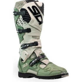 Resim Sidi Sıdı Crossfire 3 Army Sand Motosiklet Botları Yüksek Performanslı Su Geçirmez Tasarım 45 Beden 