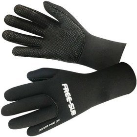 Resim Free-Sub Diver Pro 3mm Black (Siyah) Neopren Dalış Eldiveni - XL 