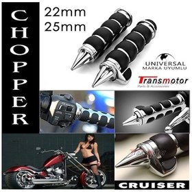 Resim CHOPPER ELCİK SETİ TÜM MARKA VE MODEL UYUMLU KROM ELCİK SETİ 25MM 