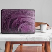 Resim Mor Agate Taşı Notebook Sticker, Laptop sticker,, Hp Sticker, Asus Sticker, 15.6 inç Sticker 