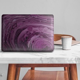 Resim Mor Agate Taşı Notebook Sticker, Laptop sticker,, Hp Sticker, Asus Sticker, 15.6 inç Sticker 