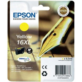 Resim Epson 16XL-T1634-C13T16344020 Sarı Orijinal Kartuş 