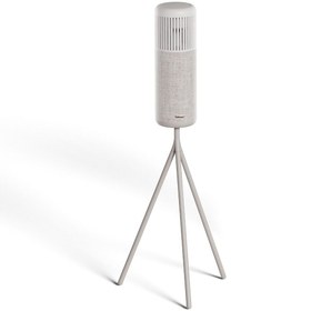 Resim HiFuture Wedge Bluetooth 5.3 50w Kablosuz Ayaklı Ev Hoparlörü 360° Surround Ses Bej 