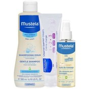Resim Mustela Günlük Set | Şampuan - Masaj Yağı - Pişik Kremi 