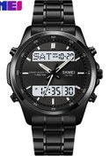 Resim Mekanik store Skmei 2049 Black Dijital Analo Klas Erkek Kol Saati 