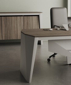Resim Loft Ofis ve Büro Yönetici Makam Takımı - 220 cm 