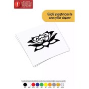 Resim Lotus Çiçeği - Araç, Oto, Laptop, Duvar Uyumlu Sticker 10 7 Cm 