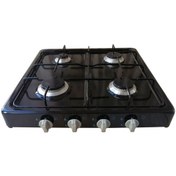 Resim General Buılt-In GEO5060 4 Gözlü Set Üstü Emaye Ocak Siyah General