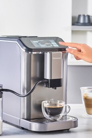 Resim HOMEND Coffeebreak 5008H Kahve Öğütücülü,Süt Köpürtücülü,Dokunmatik Ekranlı Full Otomatik Espresso Makinesi 