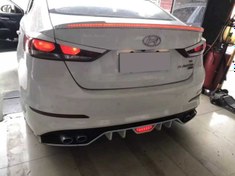 Resim Hyundai Elantra 2014-2018 Led Spoiler Boyasız 