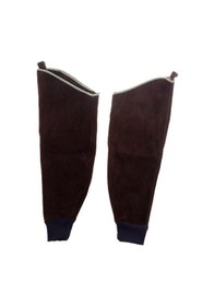 Resim Homyl Ağır Hizmet Tipi Dana Derisi Kaynak Kolları Kahverengi 