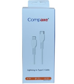 Resim Compaxe CTK-BLT Usb 3.0 1mt 3A Lightning To Type-C Şarj Kablosu 