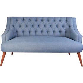 Resim Ze10 Design Lamont Loveseat İkili Kanepe Indigo Mavi 