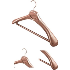 Resim Ceket Elbise Askısı Plastik Bakır Renk Yüksek Kalite 5 Adet Diğer 
