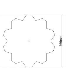 Resim Motifpiyer Lamba Tavan Göbeği-Motifli-Modellemeler-21-2 Adet 