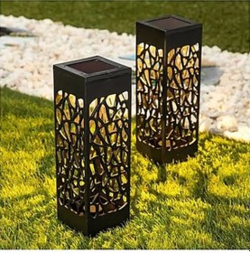 Resim Dekoratif Solar Güneş Enerjili Bahçe Aydınlatması Yürüyüş Yolu Seti 6 Adet - 9046857580266ynt 