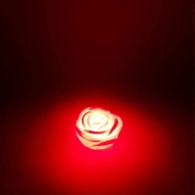 Resim LED Işıklı Gül Mum 