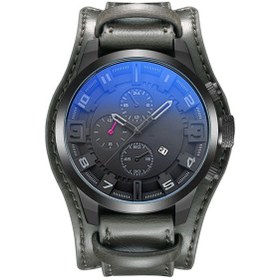 Resim Folinda Curren Erkek Spor Saati 8225 - Büyük Kadranlı, Siyah Kasa Ve Kordon, Dayanıklı Tasarım, Her Zaman Şık Siyah 