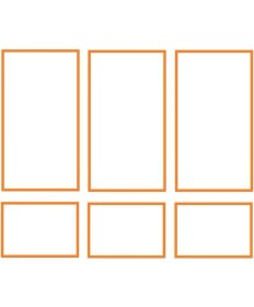 Resim Decogold Kristal Tasarım Boyanabilir Çıta Hazır KESIM(ANKA138) 