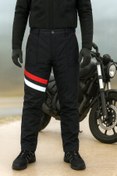 Resim Ysf WorkWear İş Market Su Rüzgar Geçirmez Elyaf Takviyeli Lacivert Soğuk Hava Motorcu Pantolonu 