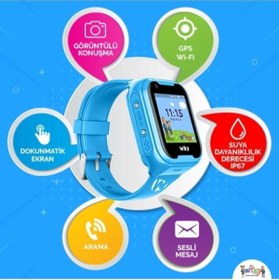 Resim Watch 4G Akıllı Çocuk Saati Mavi 