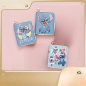 Resim Kadınlar için 1 Adet Disney Stitch Mini Fermuarlı Cüzdan - Sevimli Karikatür Baskılı Kompakt Kartlık, Dayanıklı Sentetik Malzeme & Güvenli Kapama, Günlük İhtiyaçlar ve Disney Hayranları İçin Mükemmel, Eğlenceli Tasarım | Pürüzsüz Dokusu 