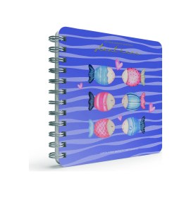Resim Start Spiralli Sert Kapak Not Defteri 16x16cm 100 Yaprak Noktalı 3 Lü Paket 5925 Karışık 