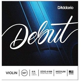 Resim Daddarıo Keman Tel Set. 4/4 . Medıum Tensıon 