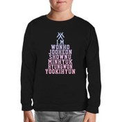 Resim Monsta x - I.m Siyah Çocuk Sweatshirt 