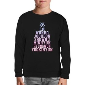 Resim Monsta x - I.m Siyah Çocuk Sweatshirt 