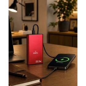 Resim Enerx ENR-P10MTK Powerbank 10000 Mah 22.5W Hızlı Şarj, Dahili Type-C Kablolu Yeni Nesil Metal Kasa Taşınabilir Şarj Cihazı 