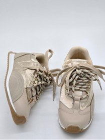 Resim Luvesta Shoes Luvesta Gold Beige Retro Runner 
