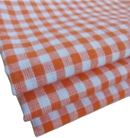 Resim 3 Adet Pötikareli Mutfak Kurulama Bezi Beslenme Örtüsü Turuncu 