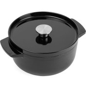 Resim KitchenAid CC006058-001 3.3 Litre 22 cm. Döküm Demir Tencere - Siyah 