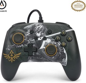 Resim PowerA Battle Ready Link Lisanslı Nintendo Switch Kablolu Oyun Kolu 