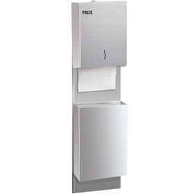 Resim Palex (ün-ev) Krom Kombine Set Kare Kağıt Havluluk (havlu Dispenseri)(400 Ka.kapsite) 430 Kal.3800-0 