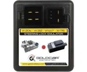Resim Goldcar MB W207 W212 W176 W447 Modelleri ile Uyumlu Esl / Elv Direksiyon Kilidi Emülatörü 