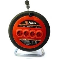 Resim Hiva 4'lü Elektrik Seyyar Makaralı Uzatma Kablo 3x2.5 mm 30 m 