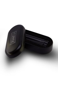Resim Clipper Siyah Jet Flame Metal Çakmak 