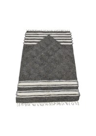 Resim Zehra Abla Halı Yeni El Dokuma Namazlık Seccade Tiftik Yün Siirt Kilimi 6294 