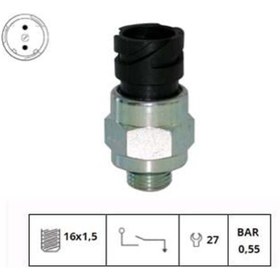 Resim KLF Hava Ikaz Müşürü 16x1.5/0,30-0,55 Bar (AÇIK DEVRE) (SOKETLİ) Volvo 