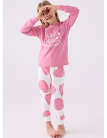 Resim Roly Poly 3470 Sweet Little Princess Kız Çocuk Karanfil Uzun Kol Pijama Takım Karanfil 