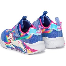 Resim Skechers Unıcorn Chaser Işıklı Kız Çocuk Ayakkabı 302298n-blmt Çok Renkli 